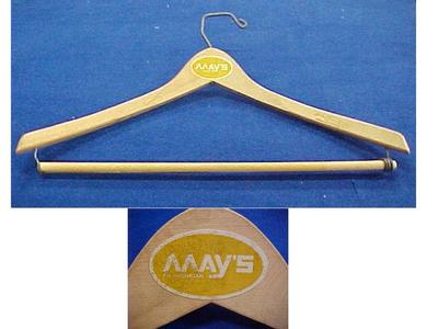 Hanger, May's Of Michigan Dept. Store