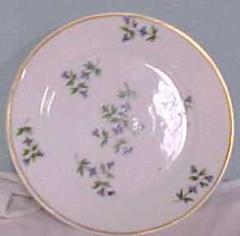 Paris Porcelain Tea Plate, Marie Antoinette Cornflower Pattern