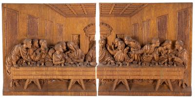 Wood Carving, "Last Supper"