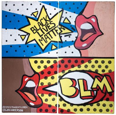Painting, "Black Lives Matter"