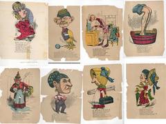 Assorted Penny Dreadful Or Vinegar Valentines, 8