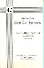 Program, South High School 
