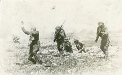 Photograph, Staged Photo of WWI Gas Attack