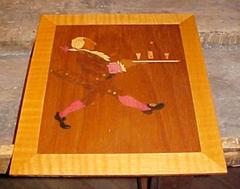Marquetry Picture, George Washington Carrying A Serving Tray