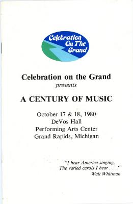 Program, A Century of Music