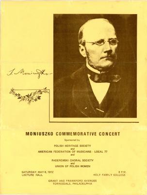 Program, Moniuszko Commemorative Concert