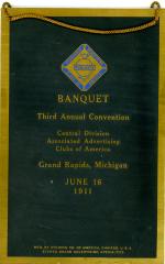 Program, Third Annual Convention, Central Division Association Advertising Clubs Of America