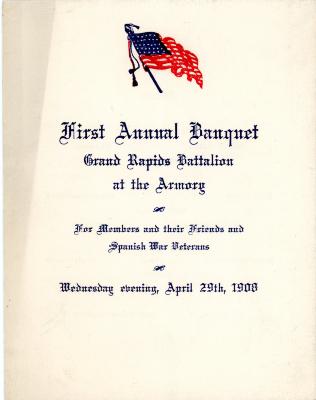 Program, Grand Rapids Battalion at the Armory