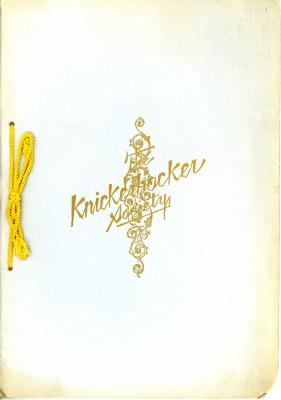Program, Knickerbocker Society 