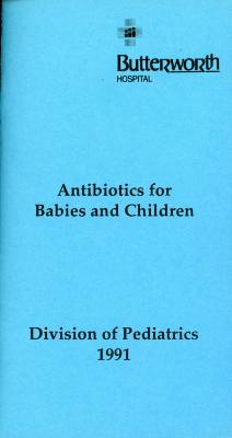 Book, Antibiotics for Babies and Children