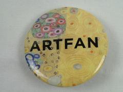 Pin-back Button, Artfan"