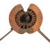 Hose Brush, Round, Wooden With Bristles, Pat'd. 1926