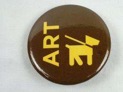 Pin-back Button, Art Dog"