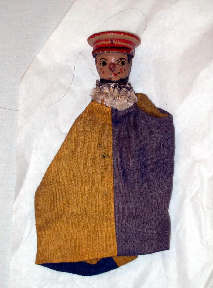 Hand Puppet, Clown, One Of A Collection Of 7