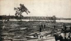 Photograph, Log Jam in the Grand River
