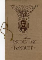 Program, Lincoln Day Banquet 