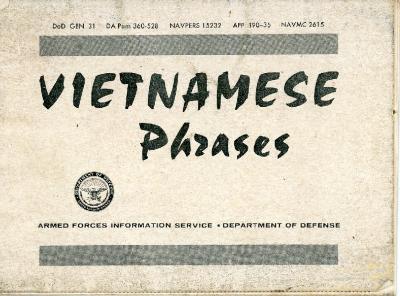 Booklet, "Vietnamese Phrases"