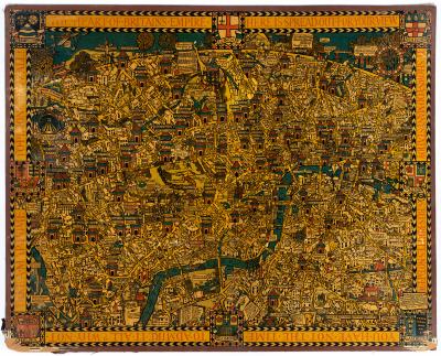 Poster, Pictorial Map Of The Heart Of Britain's Empire