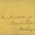Letter John McCrath to wife Elizabeth from Atlanta Georgia