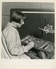 Photograph, Woman Painting Furniture
