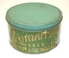 Candy Container, Mint Lozenges