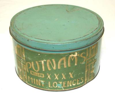 Candy Container, Mint Lozenges