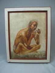 Painting, Native American Man