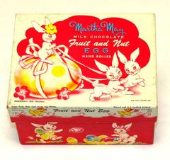Candy Container, Martha May Milk Chocolate Egg