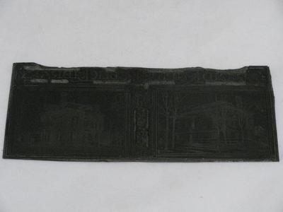 Printing Plate, Grand Rapids Public Library And Museum