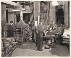 Photograph, Gunn Furniture Company, Buss Machine Works Industrial Wood Planers