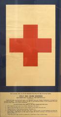 Poster, Red Cross Service Flag