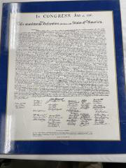 Document Reproduction The Declaration Of Independence