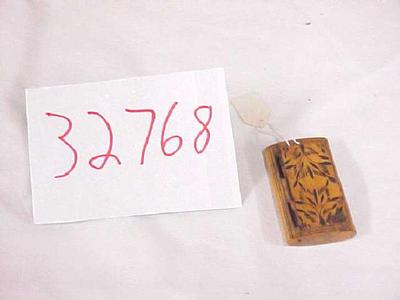 Snuff Box, Painted Floral Design