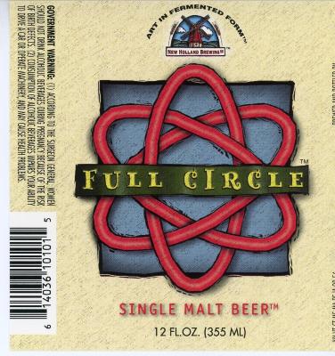 Label, New Holland Brewery Full Circle