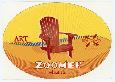 Sticker, New Holland Brewery Zoomer