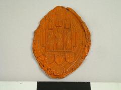 Seal, Impression Of The Seal Of Abbot Of Abingdon Abbey