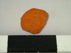 Seal, Impression Of The Seal Of Court Of Sessions, North Reding,  Yorkshire, England