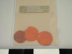 Seals, Impressions Of The Seal Of The Court Of Burough Of  Packlington, Yorkshire