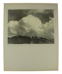 Photograph, "Airplane over Magdalena, New Mexico 