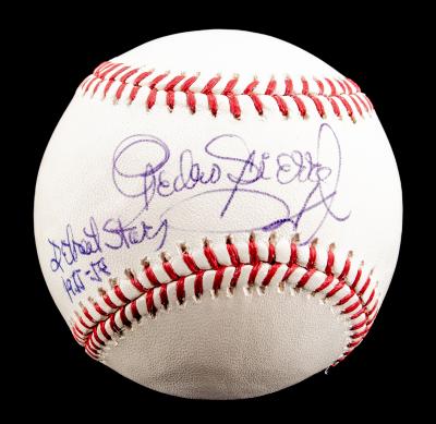 Autographed Baseball, Pedro Sierra