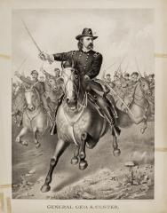 Print, Lithography, General George A. Custer