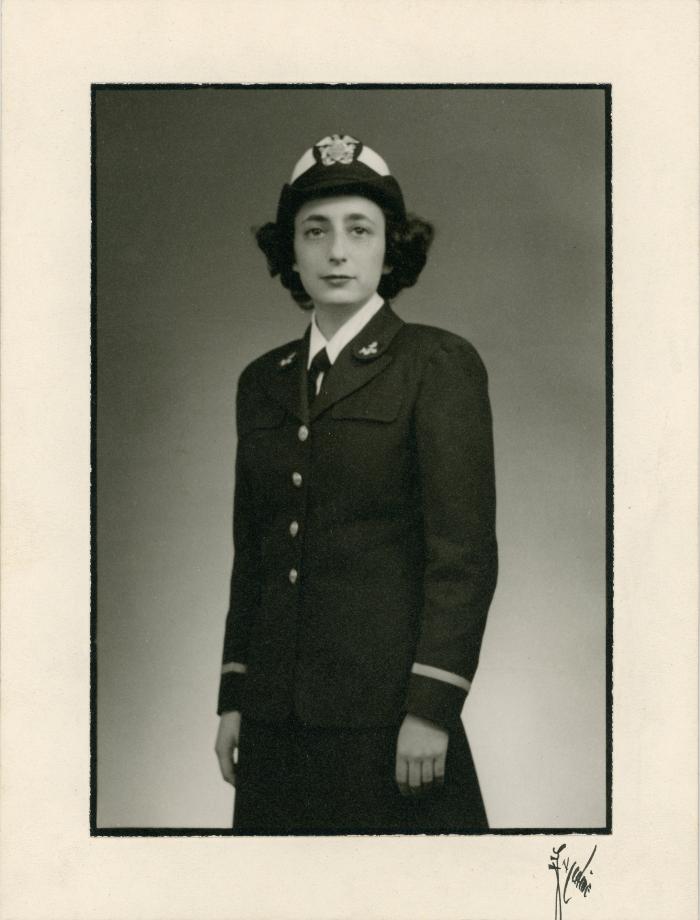 Photograph, Ensign Anne M. Kleiner In Wave. Uniform