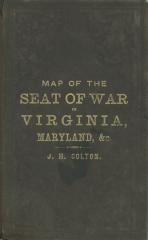 Map Booklet "Map of the Seat of War in Virginia, Maryland, &c."