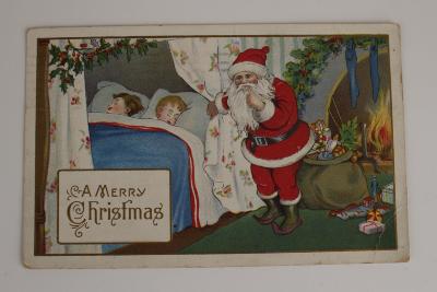 Postcard, 'A Merry Christmas'