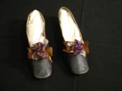 Shoes, Woman's Leather Slippers