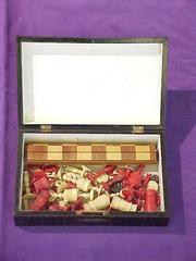 Chess And Checker Set In Box