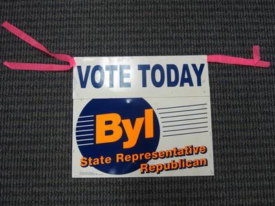 Yard Sign, Vote Today