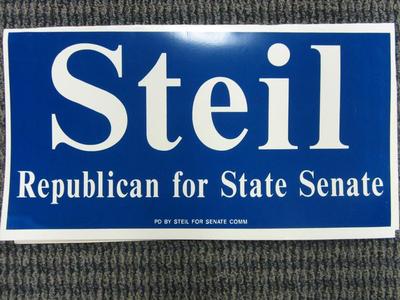 Yard Sign, Steil, Republican For State Senate