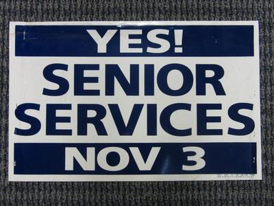Yard Sign, Yes! Senior Services