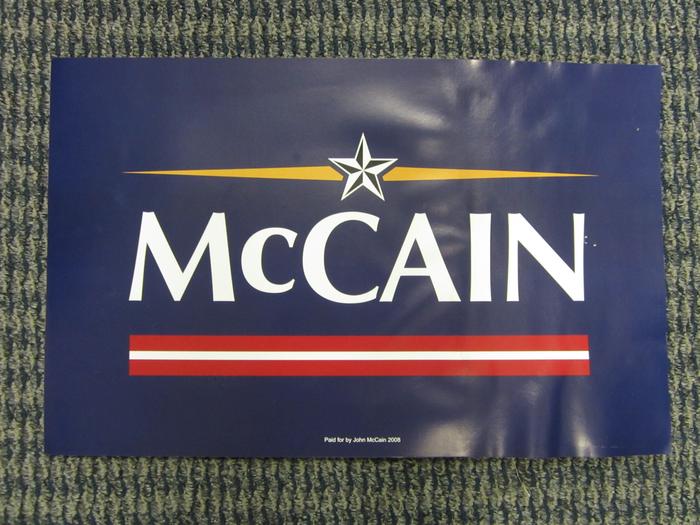 Yard Sign, John Mccain For President